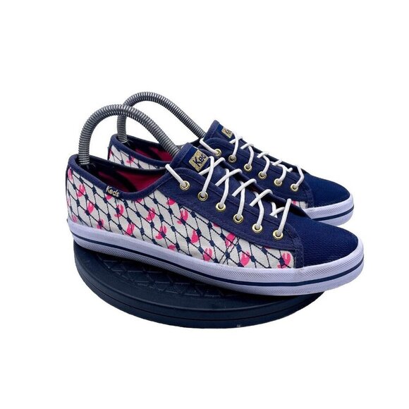 Keds X Alania Marie Kickstart Lobster Print Sneakers womens size 7.5 - Picture 1 of 10